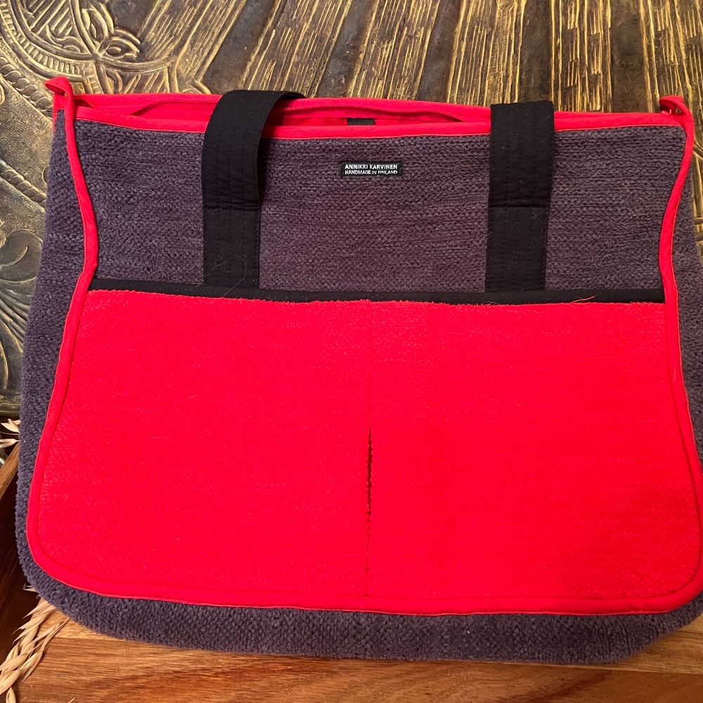 VERY RARE! Vintage Annikki Karvinen Briefcase/Purse